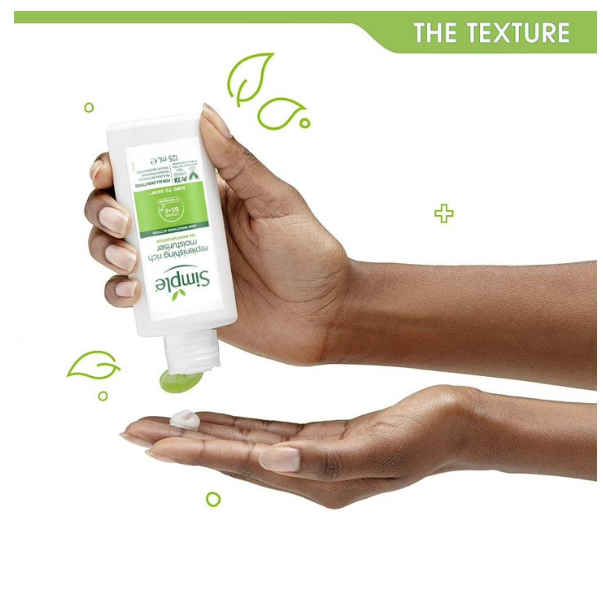 Simple Replenishing Rich Face Moisturizer 12H Moisturization 125 ml - Kind To Skin For All Skin Types