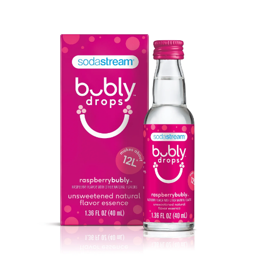 SodaStream Bubly Drops - Raspberry Bubly 1.36 fl oz