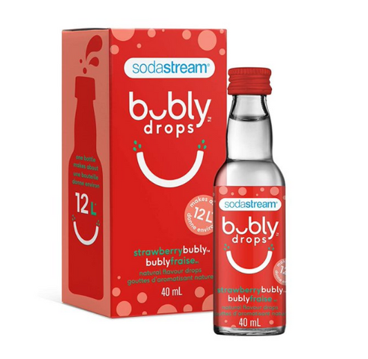 SodaStream Bubly Drops - Strawberry Bubly 1.36 fl oz