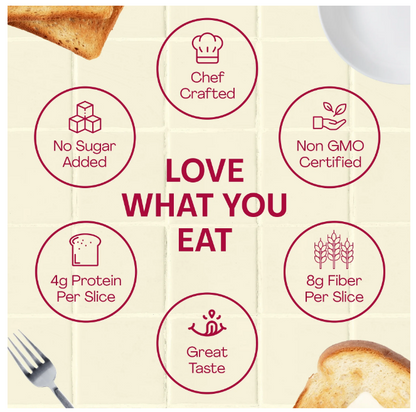 Sola Sweet & Buttery Soft White Bread Sliced Bread 1g Net Carbs Per 1 Slice 14 oz
