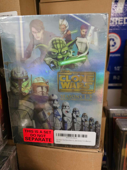 Star Wars: The Clone Wars (Seasons 1-5, Collector's Edition) [DVD]