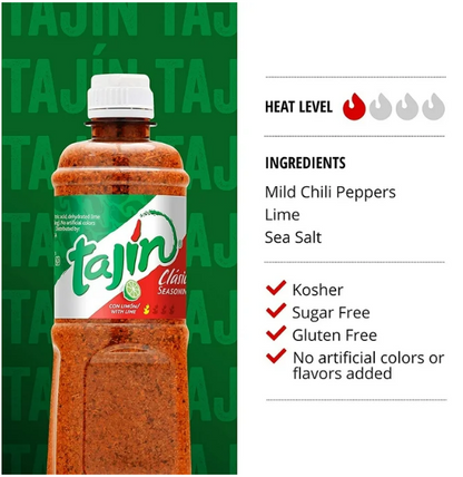 Tajin Clasico Seasoning With Lime 32 oz