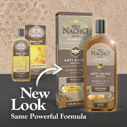 Tio Nacho Eficacia Anti-Hair Loss Shampoo with 10x Royal Jelly 415ml