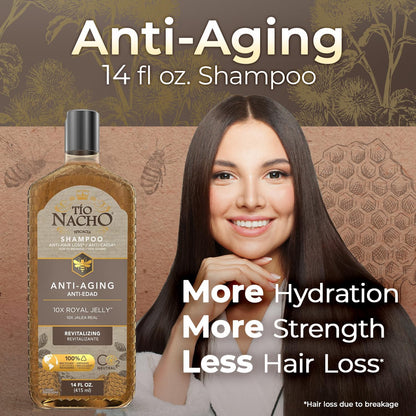 Tio Nacho Eficacia Anti-Hair Loss Shampoo with 10x Royal Jelly 415ml