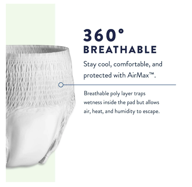 Unisex Prevail Per-Fit Pull-On Daily Underwear Adult Diaper - XL (Extra Absorbency)