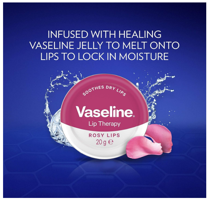 Vaseline Lip Therapy Lip Balm 20g - Rosy Lips