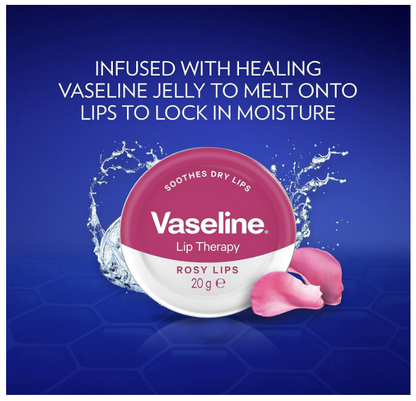 Vaseline Lip Therapy Lip Balm 20g - Rosy Lips