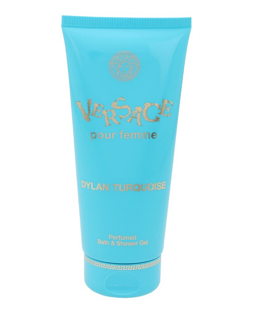 Versace Pour Femme Dylan Turquoise Perfume Bath & Shower Gel 6.7 fl oz