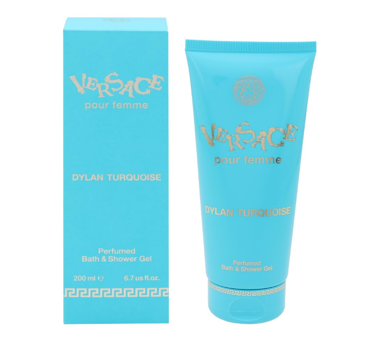 Versace Pour Femme Dylan Turquoise Perfume Bath & Shower Gel 6.7 fl oz