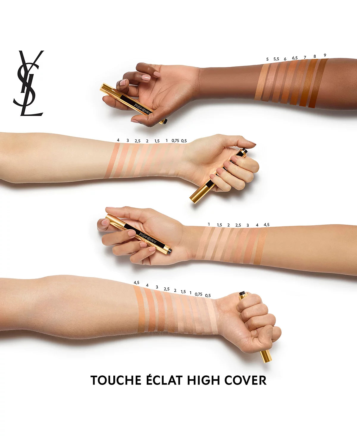 Yves Saint Laurent Touche Eclat High Cover Radiant Concealer - 1.5, Beige
